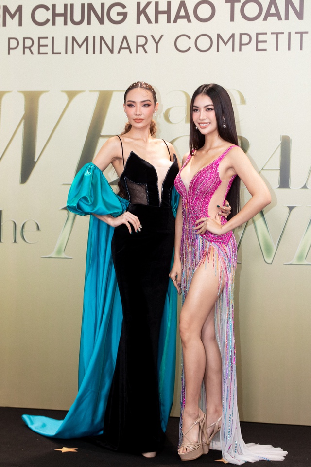 Thuỳ Tiên và dàn mỹ nhân tái xuất, 2 khách mời quốc tế xuất hiện trên thảm đỏ chung khảo Miss Grand Việt Nam - Ảnh 5
